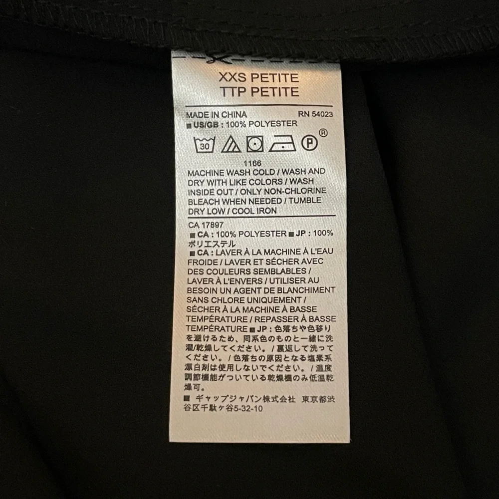 NWT Banana Republic Womens High-Neck Layered Sleeveless Top in black color - Picture 10 of 13